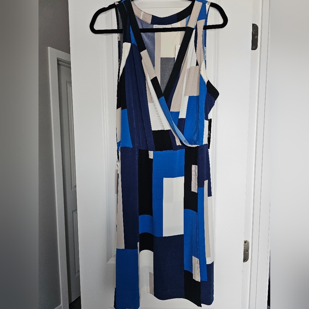 Blue color block NY and Co drese
